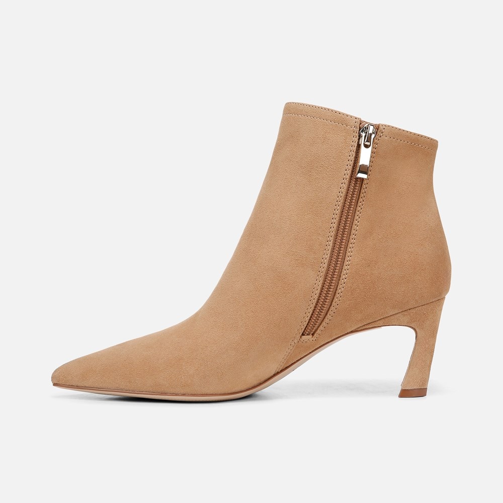 Naturalizer 27 EDIT Maya Stiletto Bootie - Bamboo Tan Suede