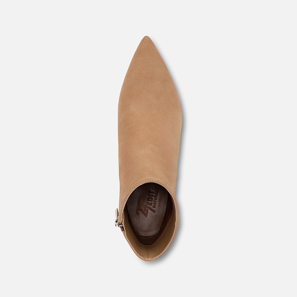 Naturalizer 27 EDIT Maya Stiletto Bootie - Bamboo Tan Suede