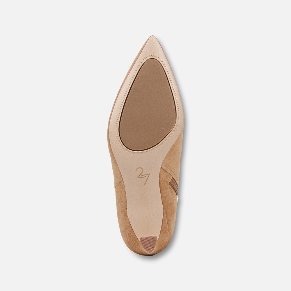 Naturalizer 27 EDIT Maya Stiletto Bootie - Bamboo Tan Suede