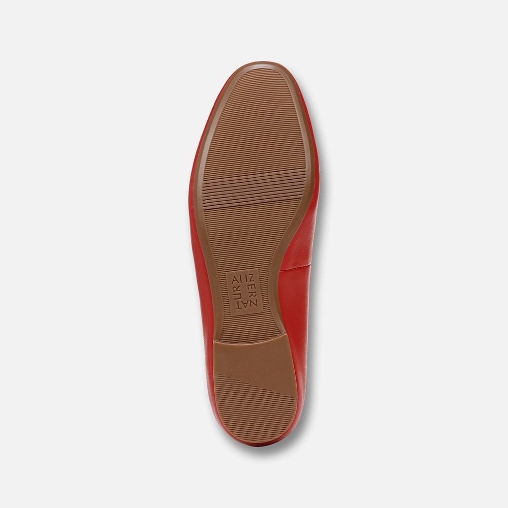 Naturalizer Kelly Ballet Flat - Crimson Red Leather