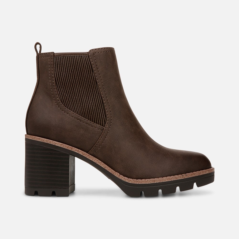 Naturalizer Madalynn Gore Water Repellent Bootie - Truffle Taupe Faux Leather