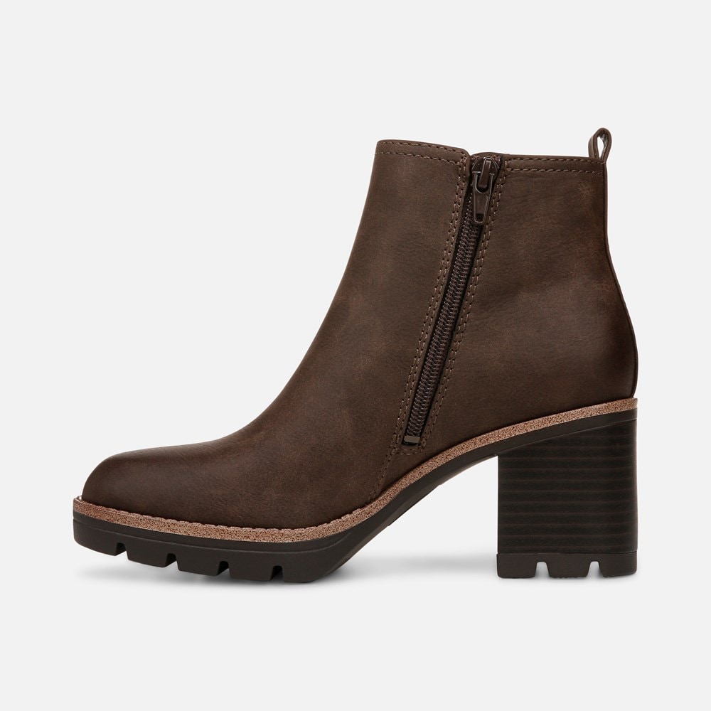 Naturalizer Madalynn Gore Water Repellent Bootie - Truffle Taupe Faux Leather