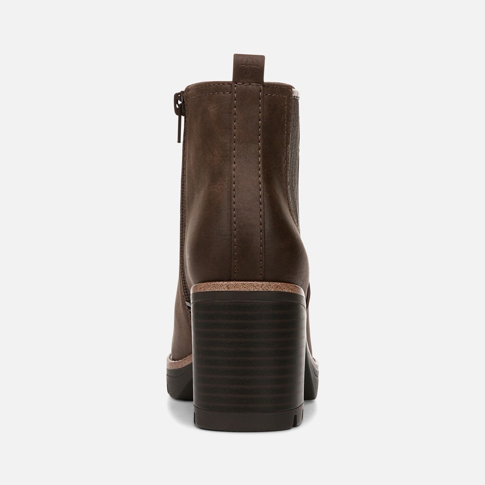 Naturalizer Madalynn Gore Water Repellent Bootie - Truffle Taupe Faux Leather