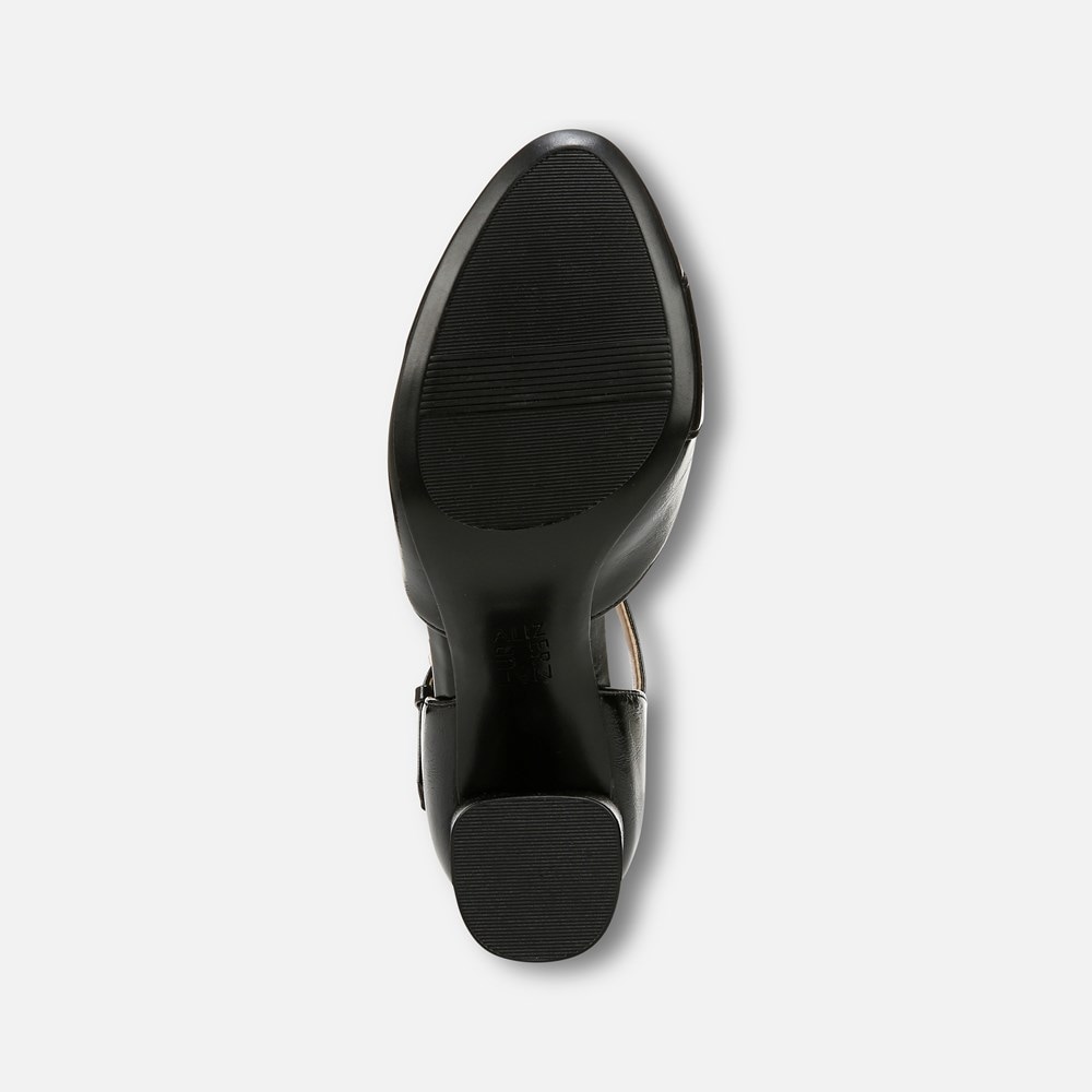 Naturalizer Lavish Mary Jane Pump - Black Faux Leather