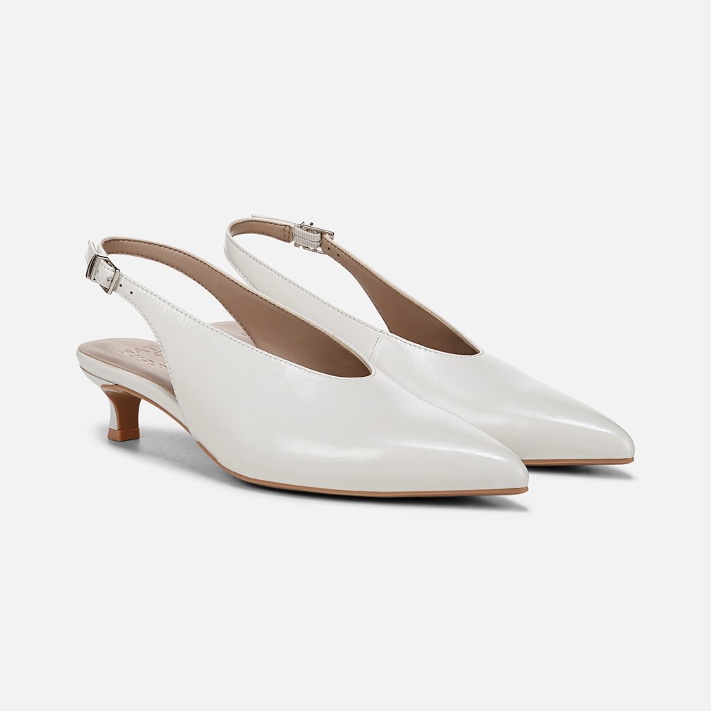 Naturalizer Nicolette Pump - Warm White Leather