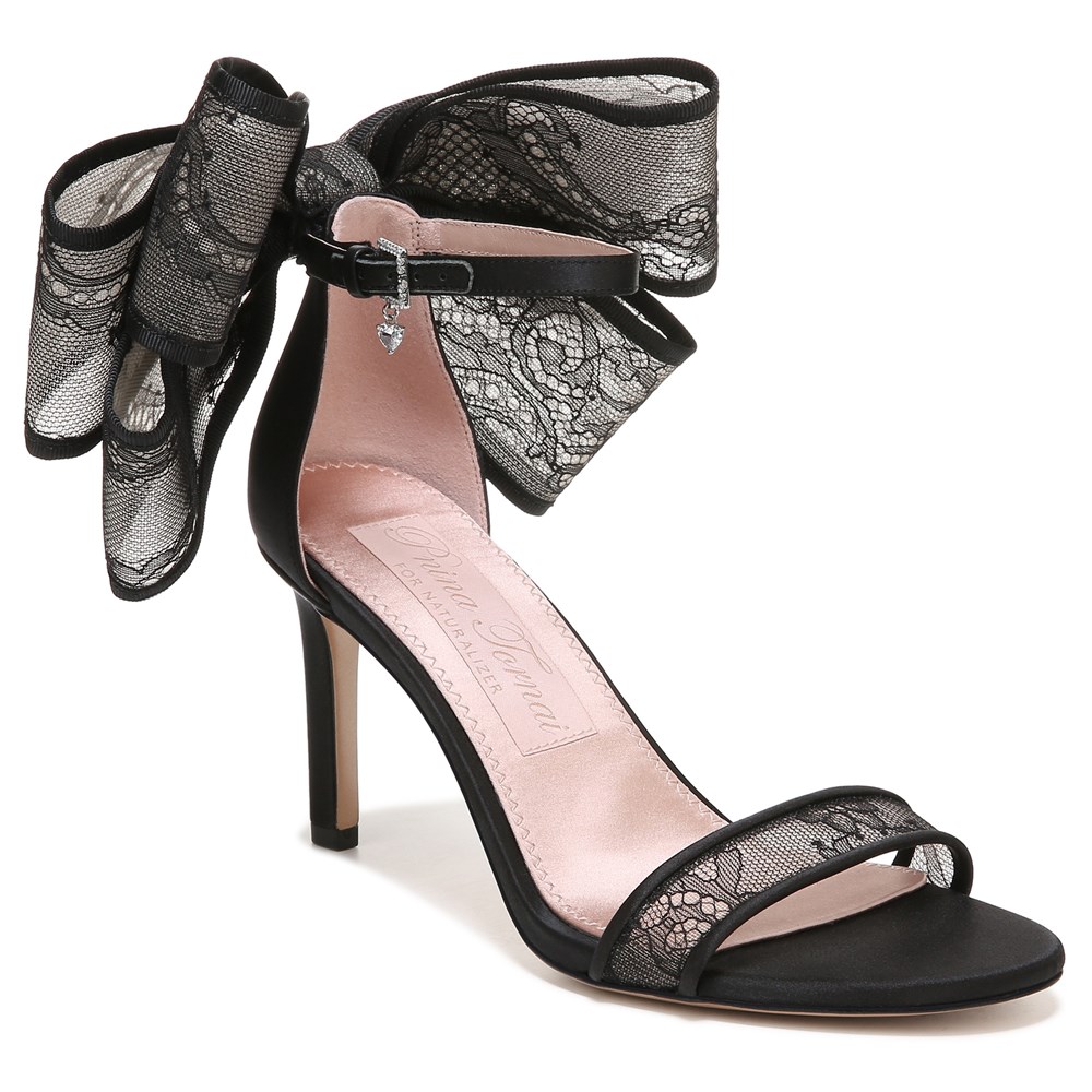 Naturalizer Amour Dress Sandal - Black Fabric
