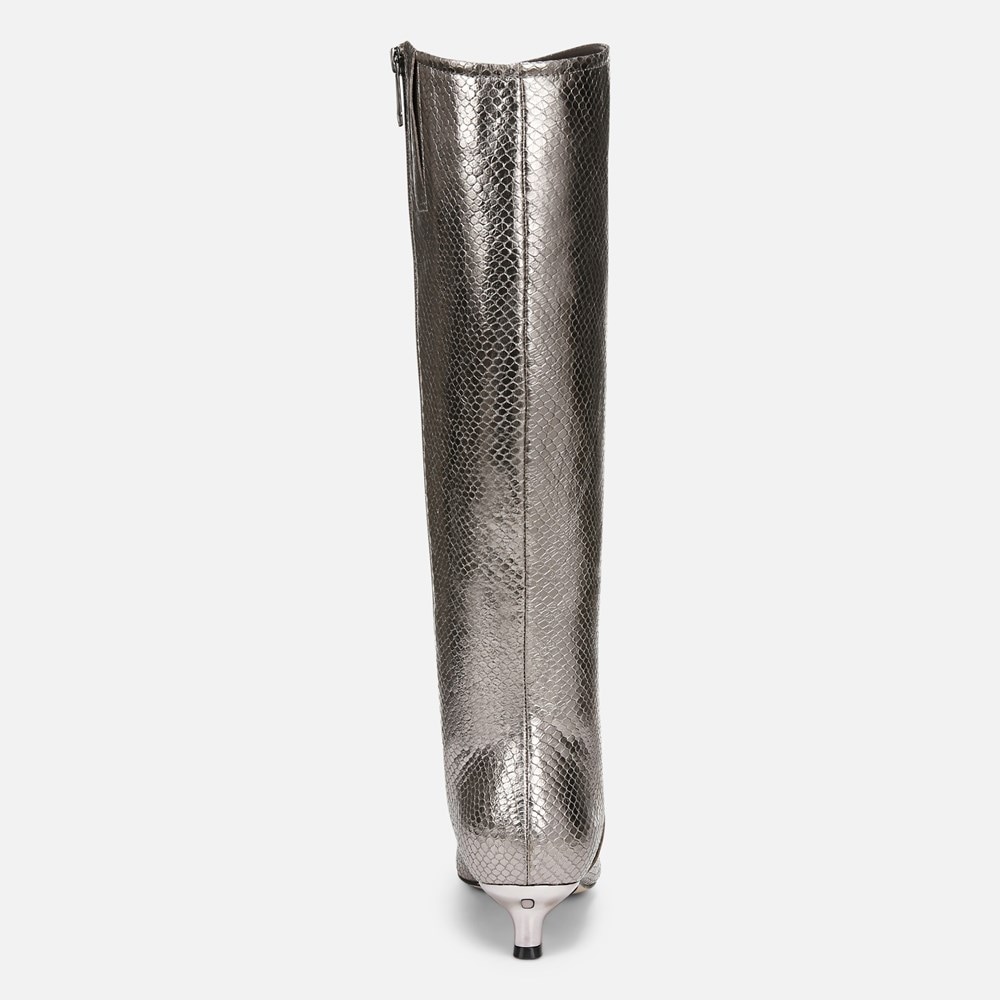 Naturalizer 27 Edit Nikita Knee High Boot - Silver Leather