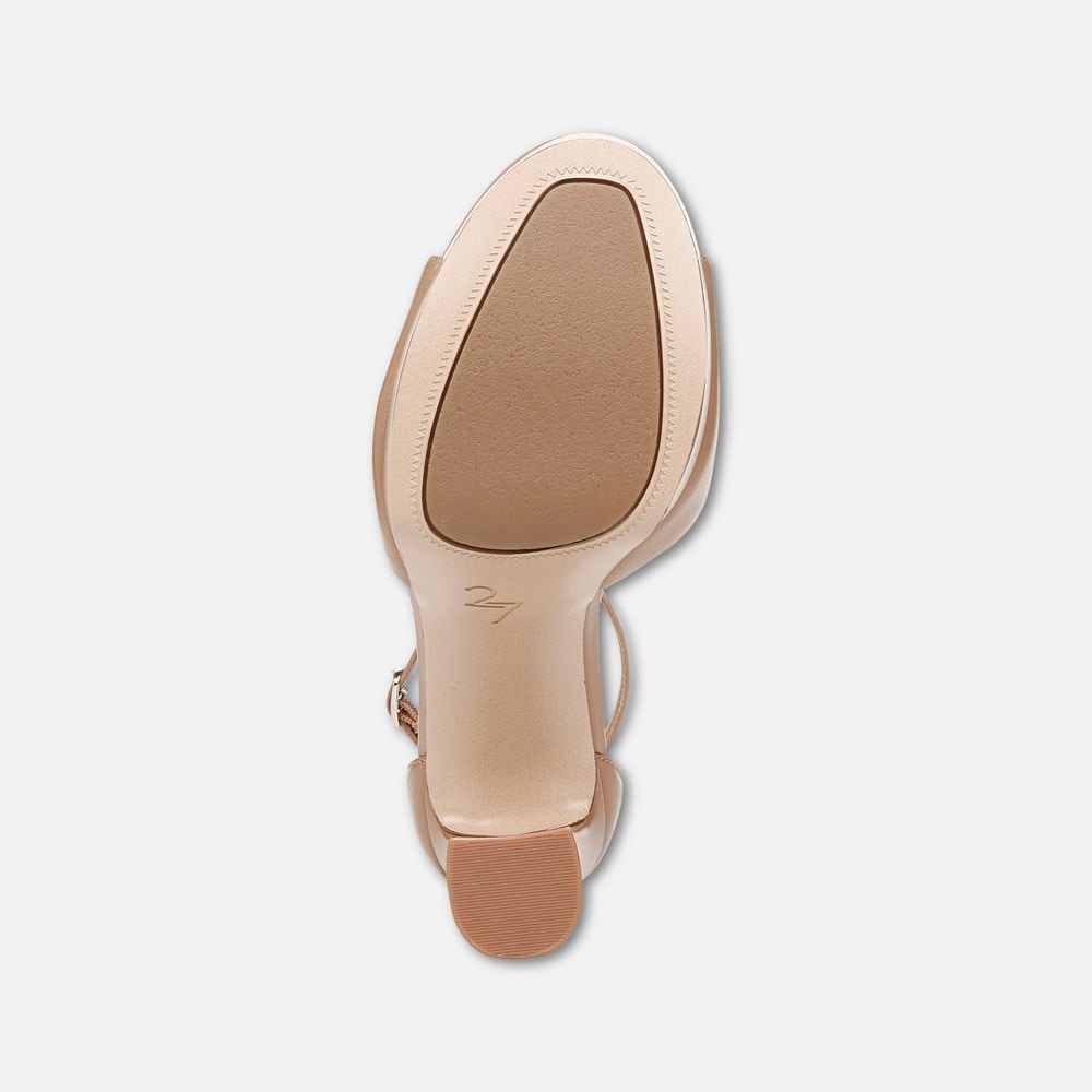 Naturalizer 27 Edit Delphie Dress Sandal - Taupe Leather