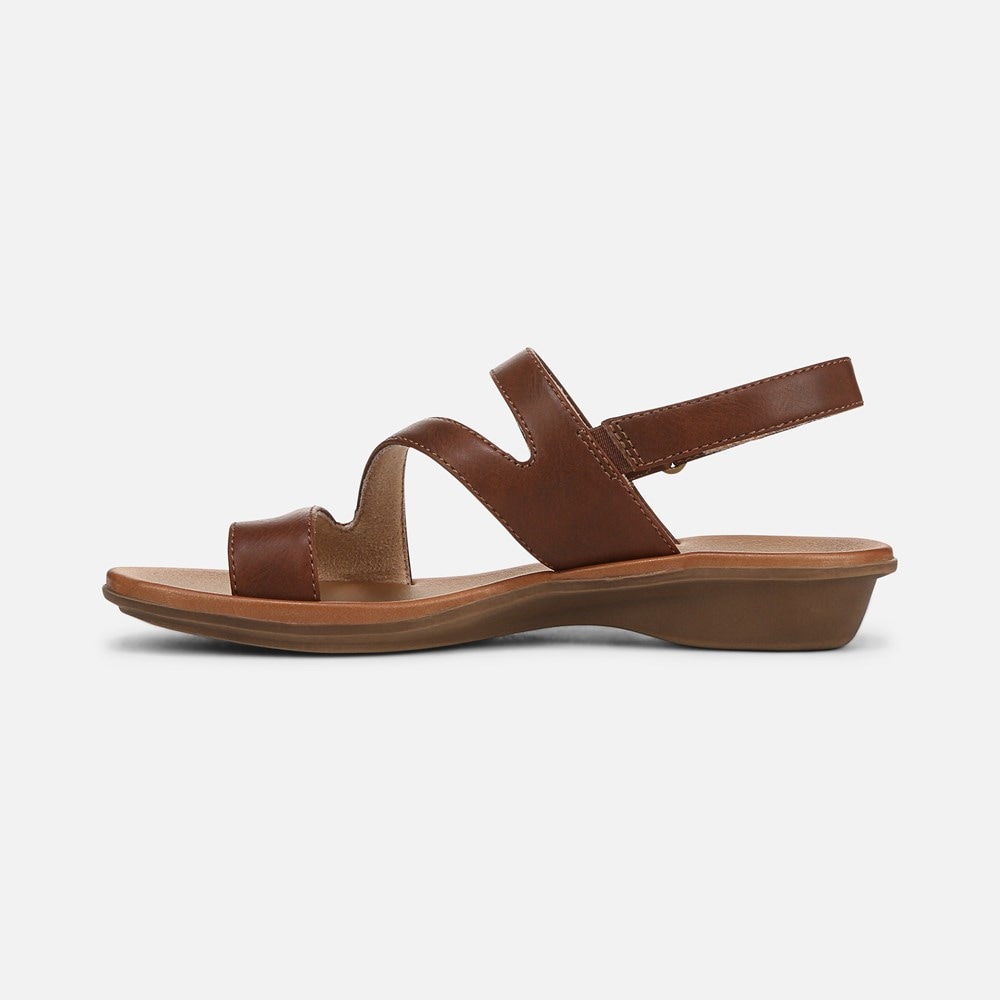 Naturalizer Soul Shakina Sandal - Toffee Brown Faux Leather