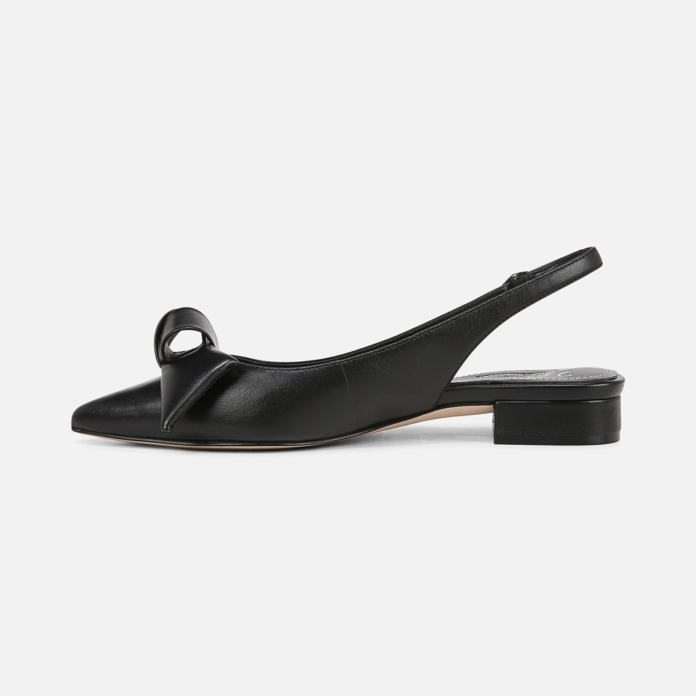 Naturalizer 27 EDIT Shine Slingback - Black Leather