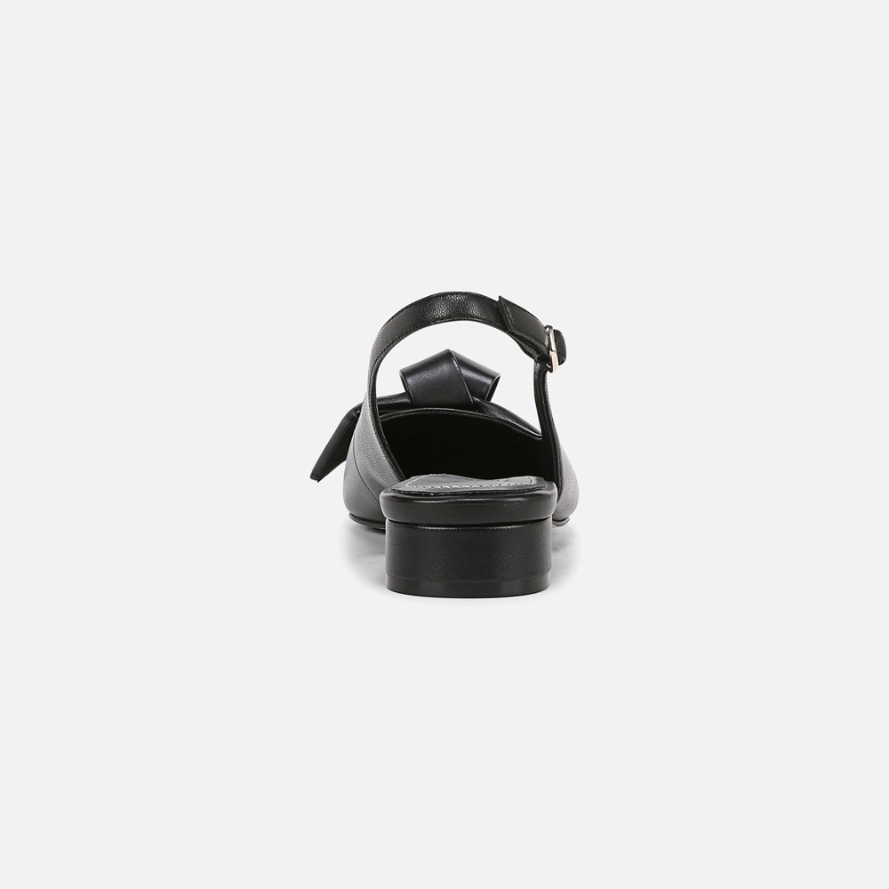 Naturalizer 27 EDIT Shine Slingback - Black Leather