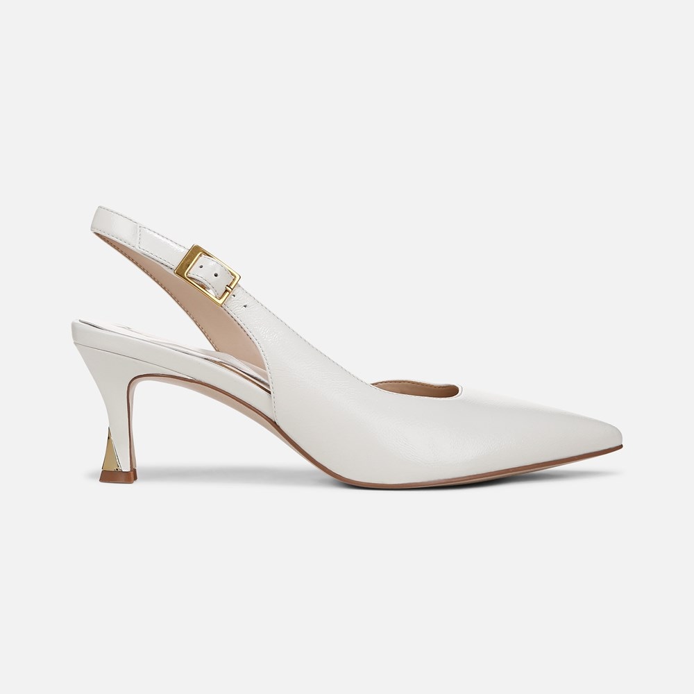 Naturalizer 27 EDIT Felicia 4 Slingback Dress Shoe - Warm White Leather