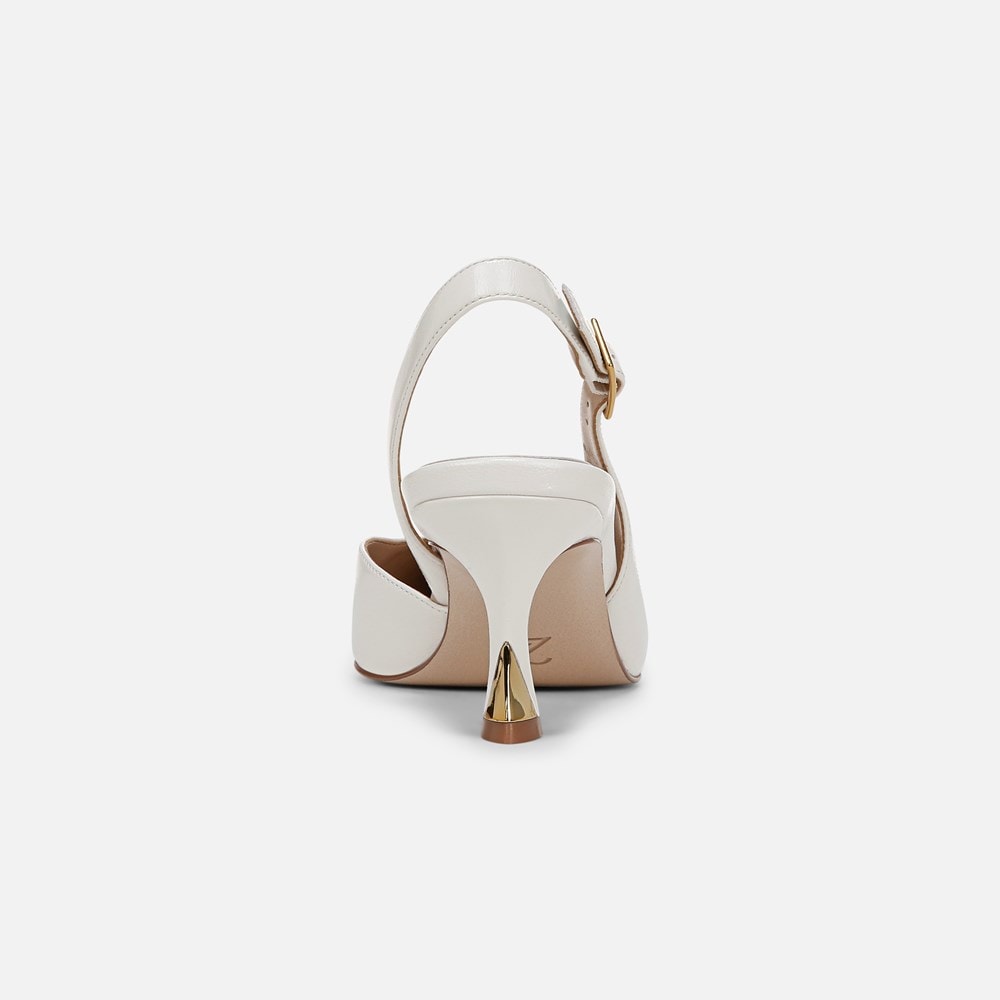Naturalizer 27 EDIT Felicia 4 Slingback Dress Shoe - Warm White Leather