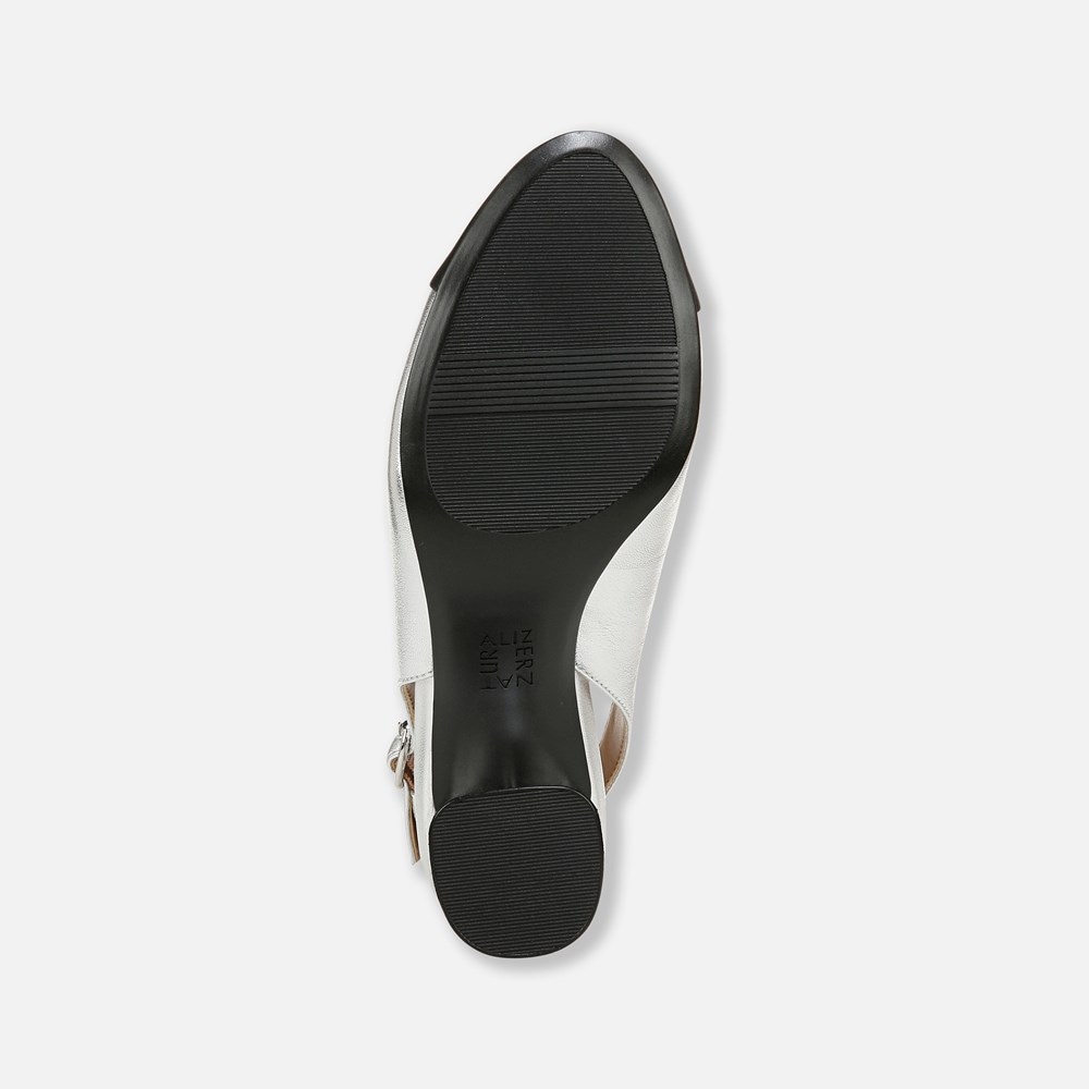 Naturalizer Sophie Slingback Pump - Sliver Leather