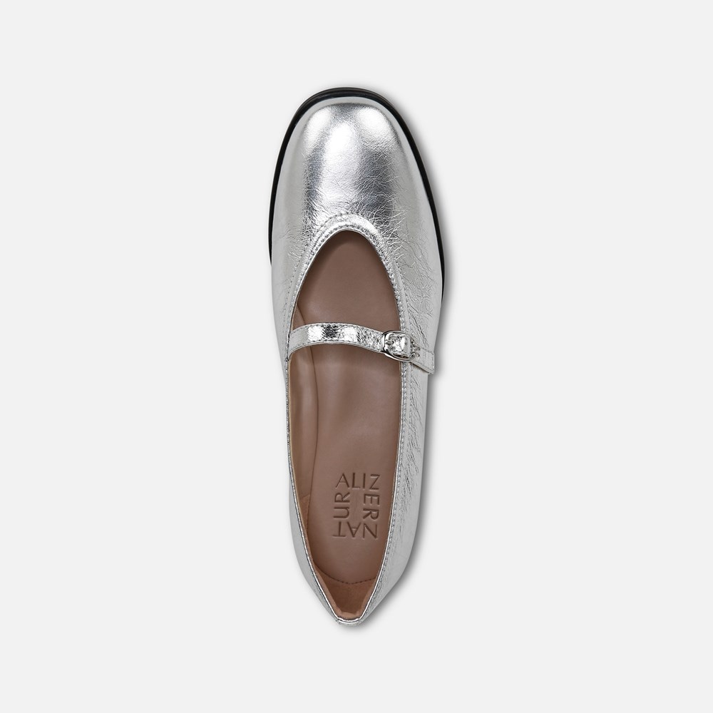Naturalizer Elina Mary Jane - Silver Leather