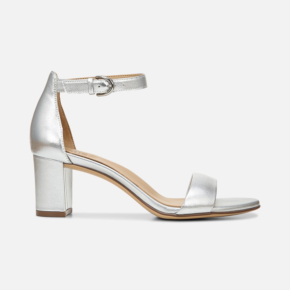 Naturalizer Vera Dress Sandal - Silver Leather
