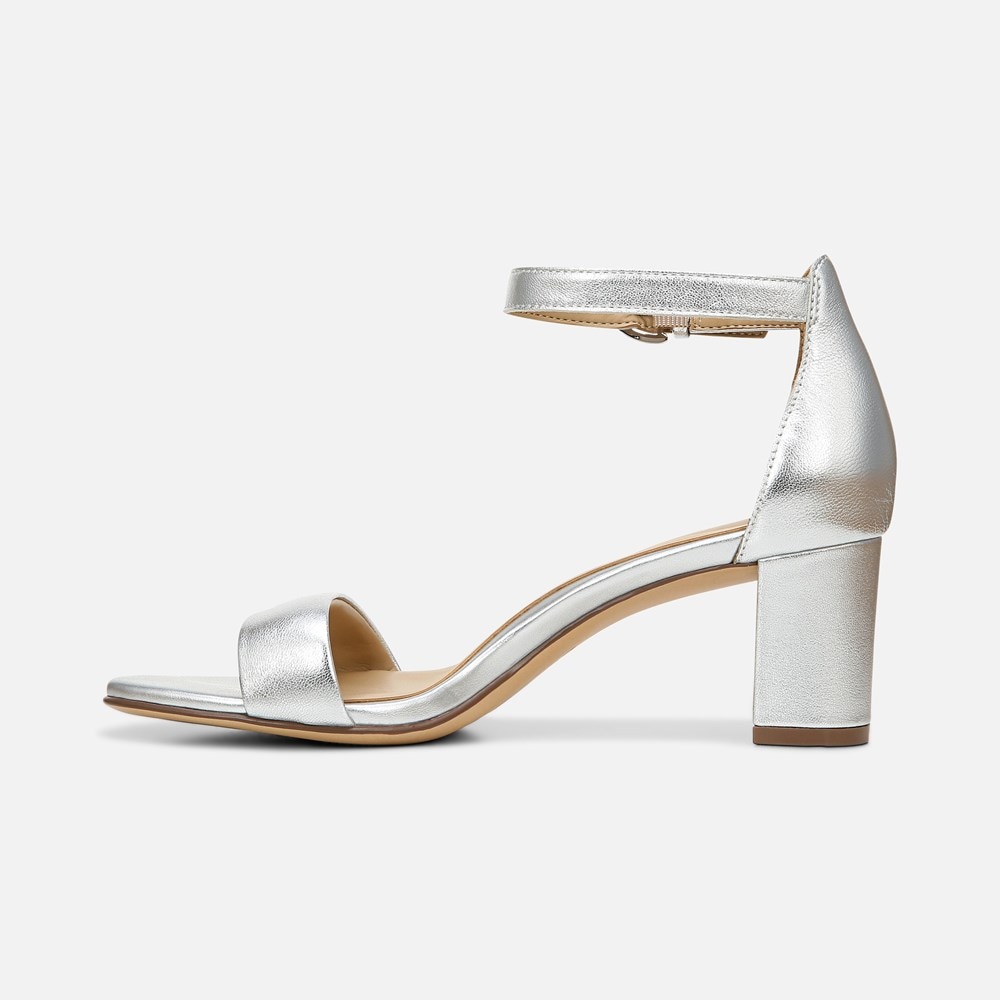 Naturalizer Vera Dress Sandal - Silver Leather