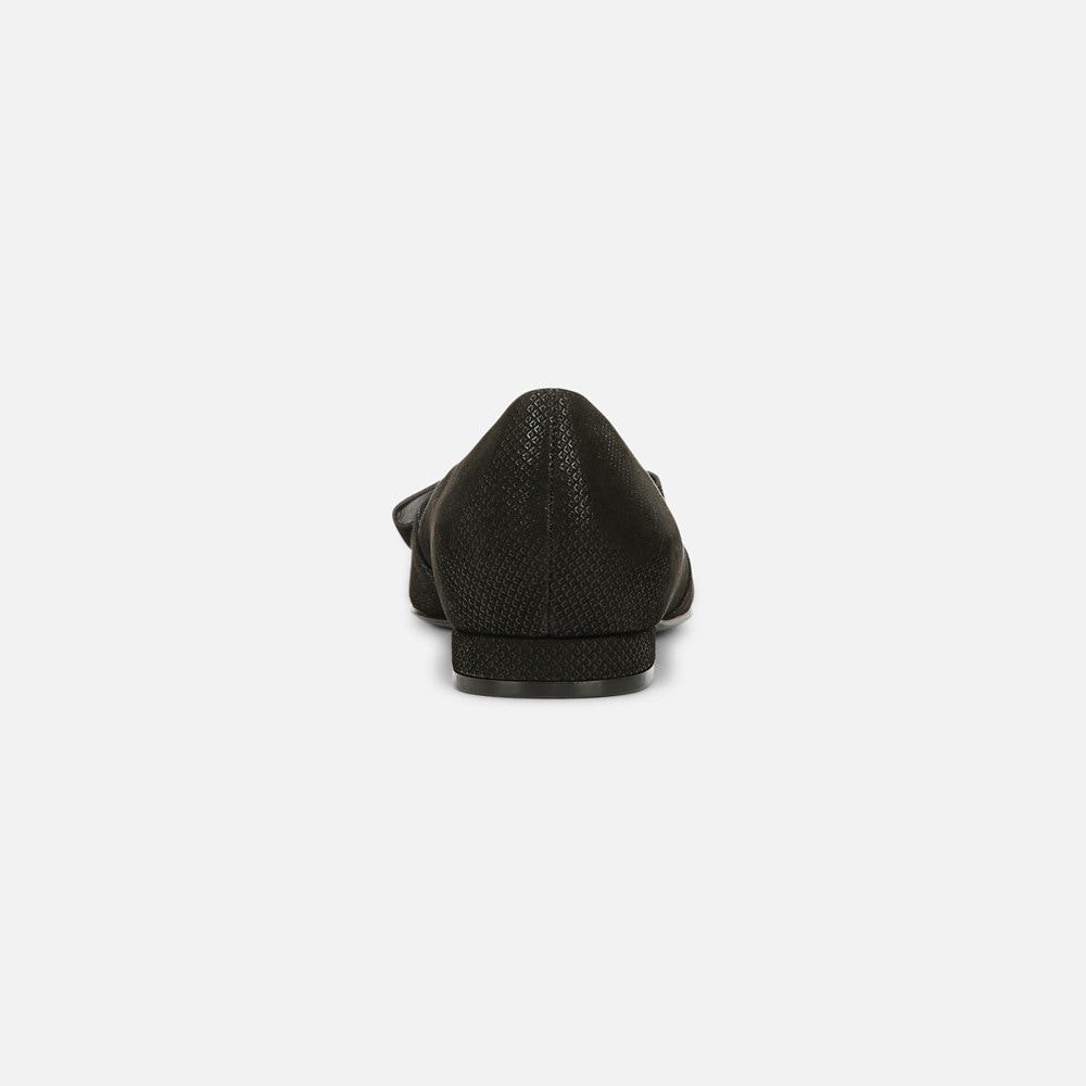 Naturalizer Havana Bow Flat - Black Leather