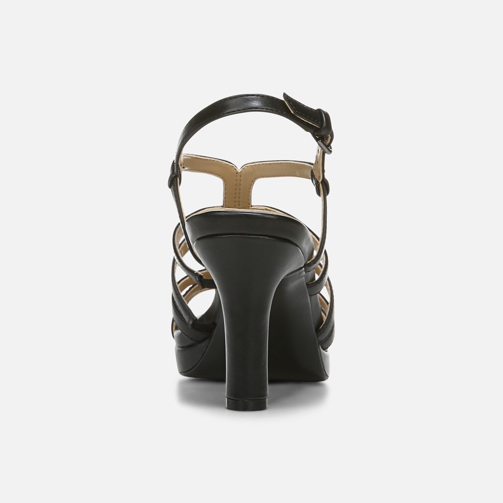 Naturalizer Baylor Dress Sandal - Black Synthetic