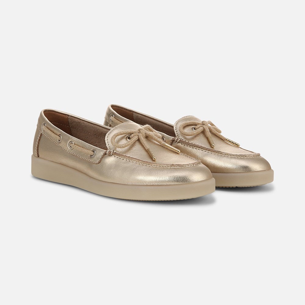 Naturalizer Keel Boat Shoe - Soft Gold Leather