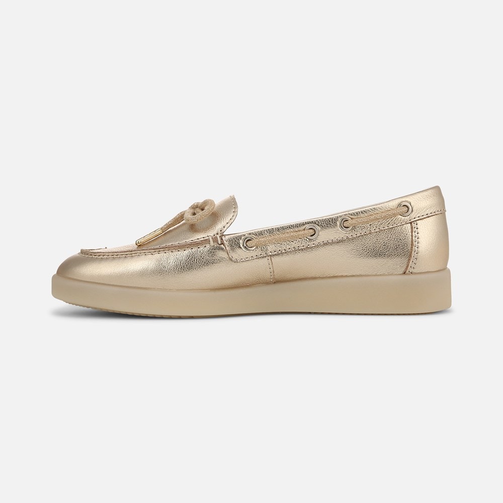 Naturalizer Keel Boat Shoe - Soft Gold Leather