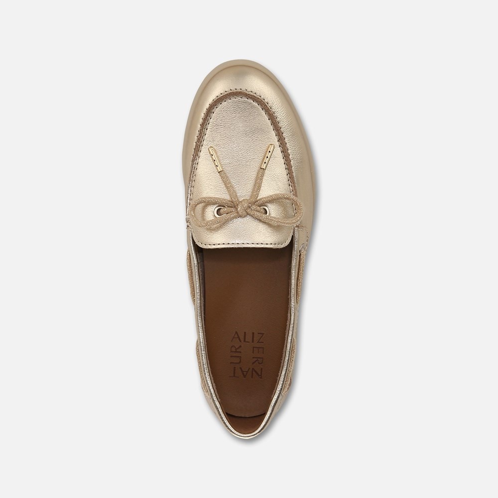 Naturalizer Keel Boat Shoe - Soft Gold Leather