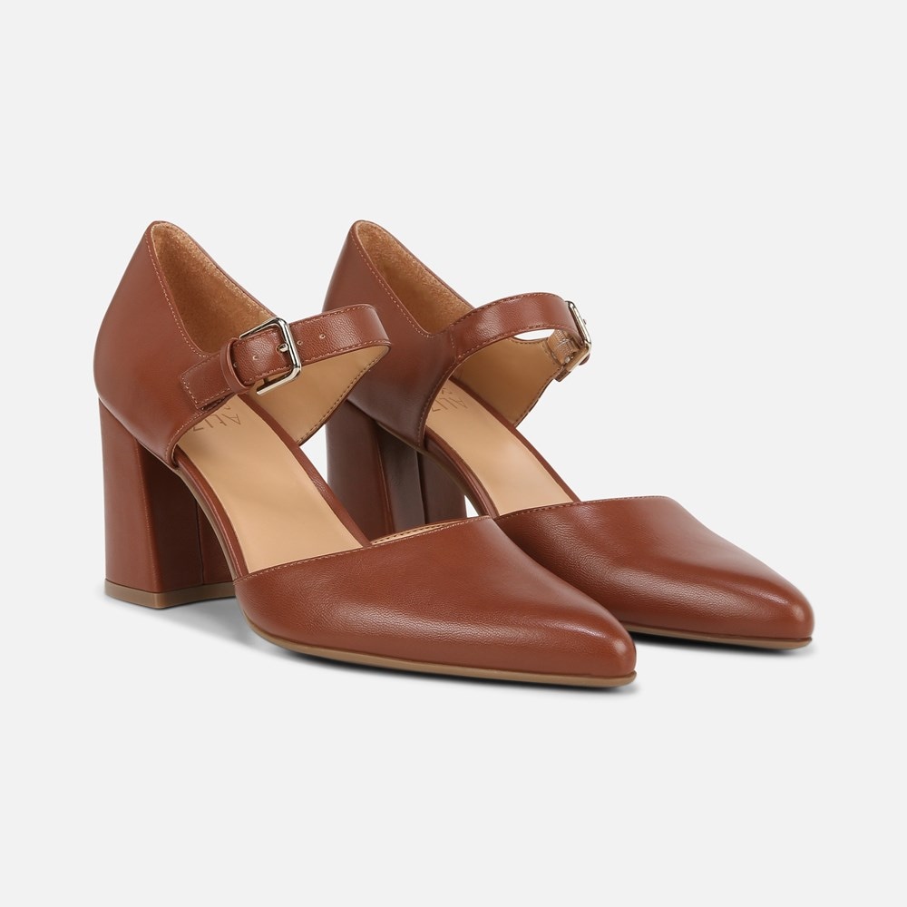 Naturalizer Pixie Mary Jane - Brazil Nut Brown Synthetic