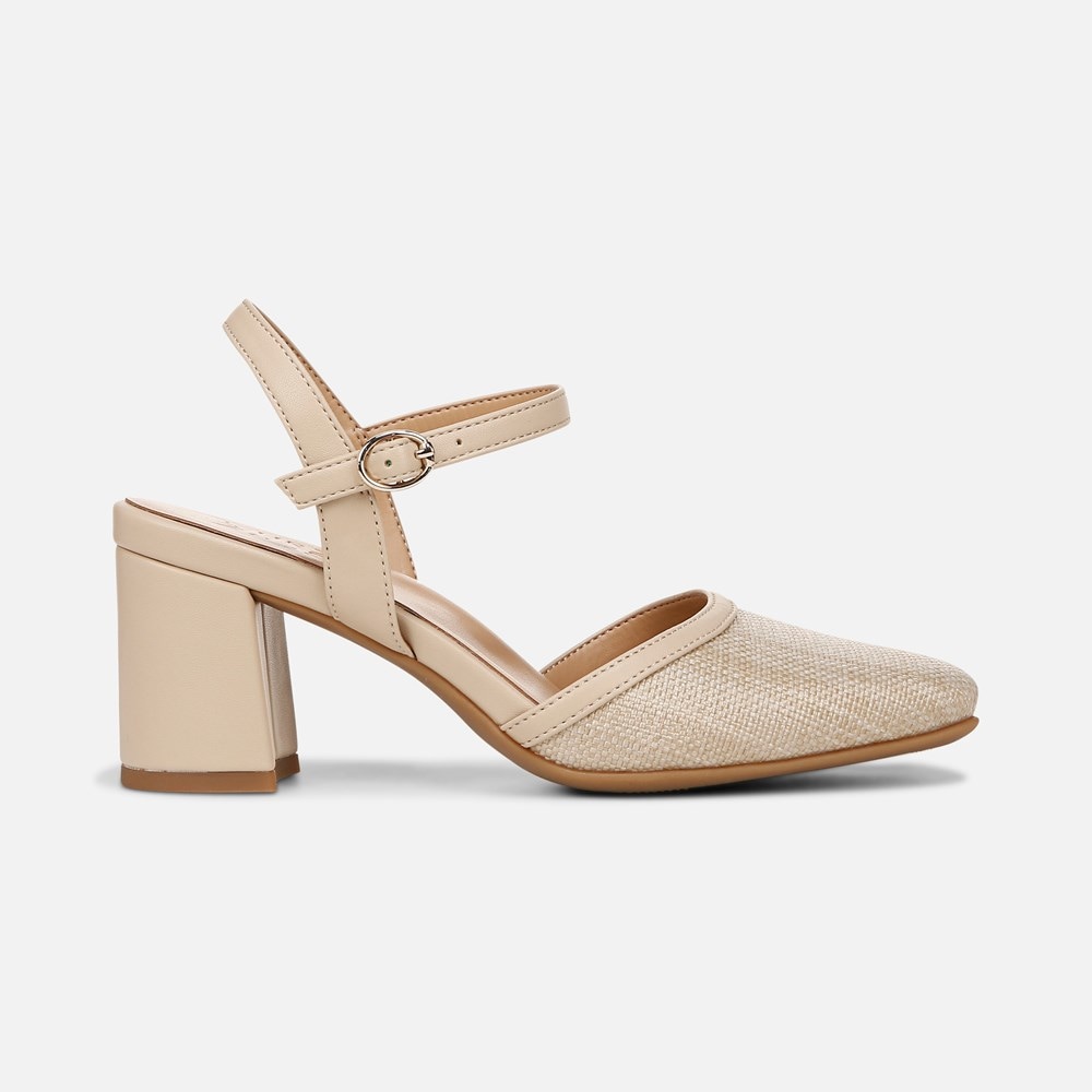 Naturalizer Wave Dress Shoe - Tan Straw Fabric
