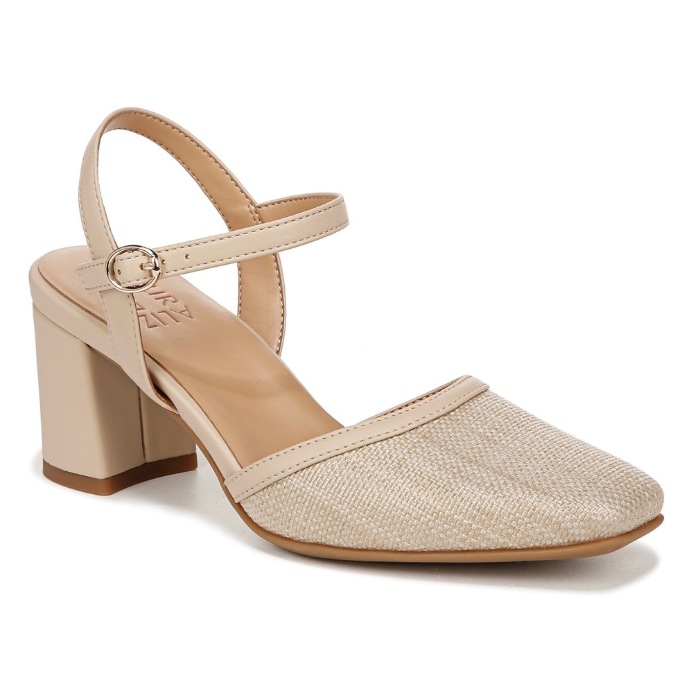 Naturalizer Wave Dress Shoe - Tan Straw Fabric