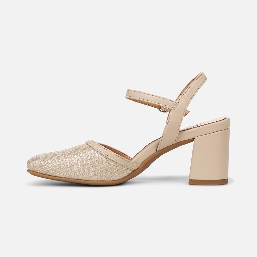 Naturalizer Wave Dress Shoe - Tan Straw Fabric
