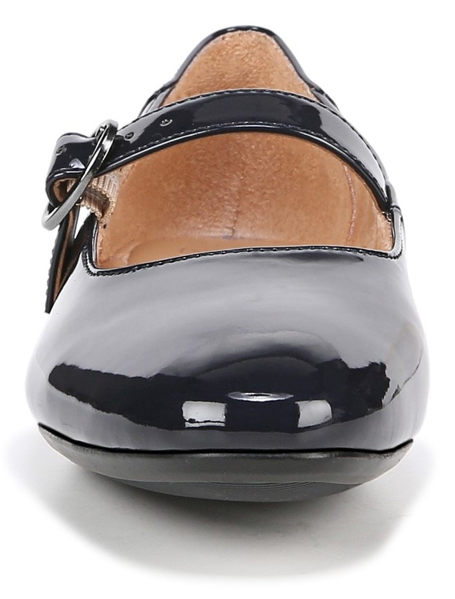 Naturalizer Kelly Mary Jane Flat - French Navy Synthetic