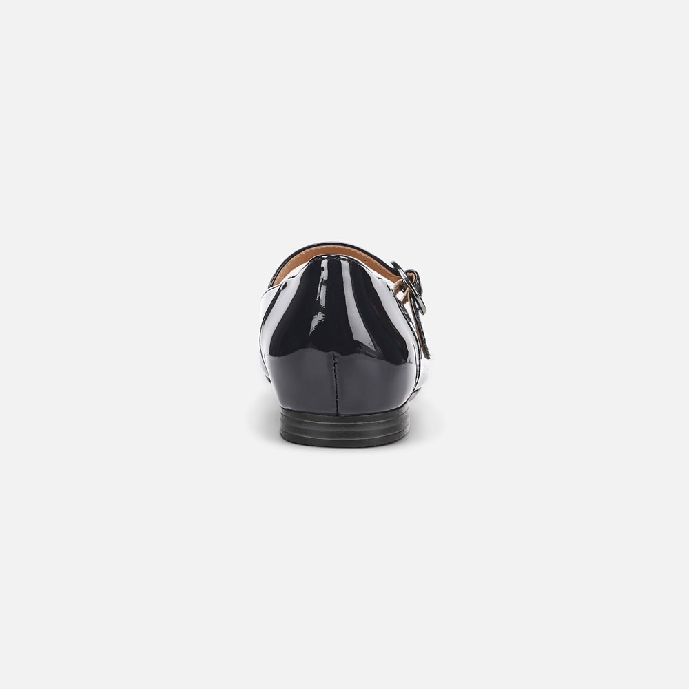 Naturalizer Kelly Mary Jane Flat - French Navy Synthetic