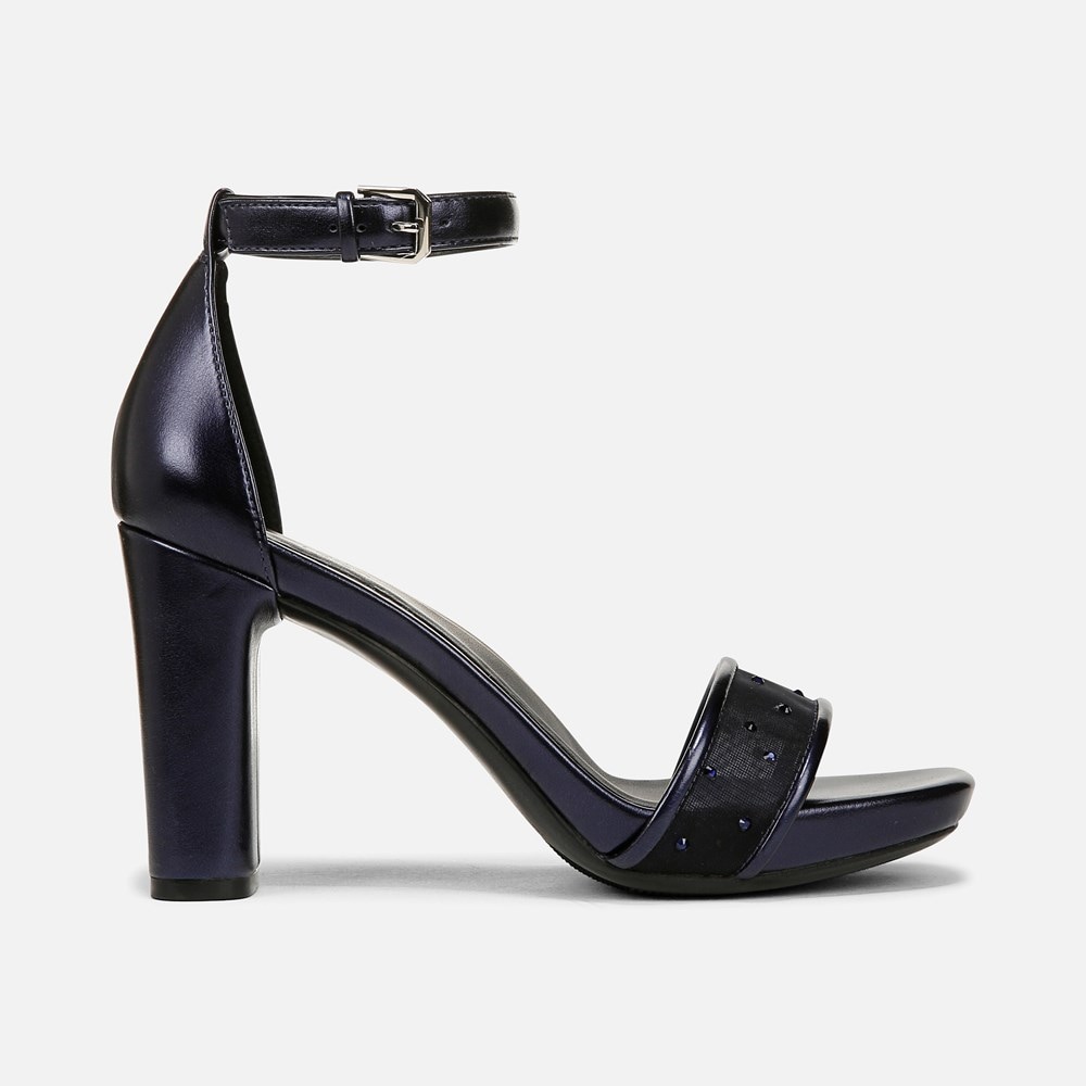 Naturalizer Joy Dress Sandal - Midnight Blue Leather