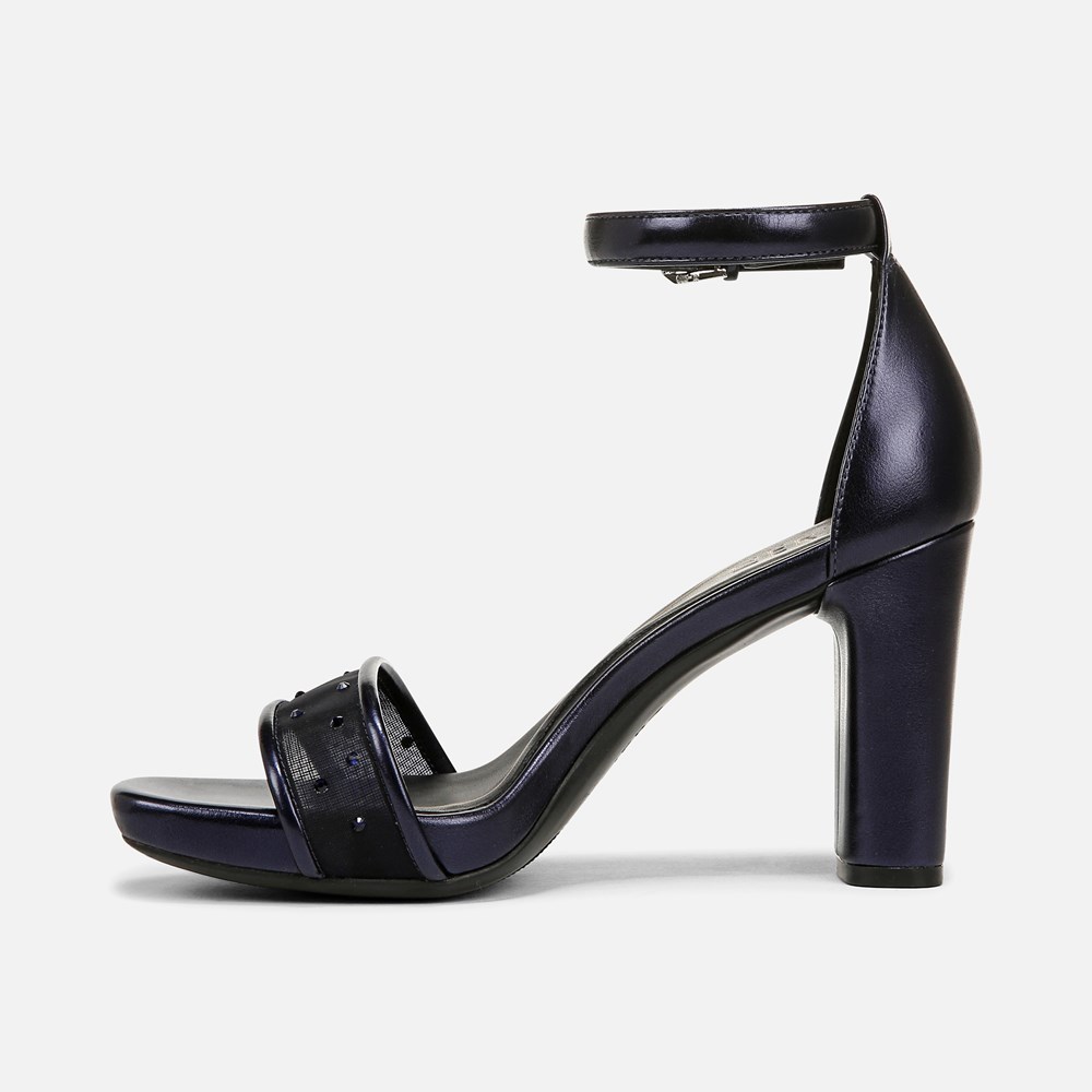 Naturalizer Joy Dress Sandal - Midnight Blue Leather