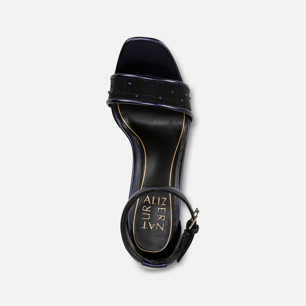 Naturalizer Joy Dress Sandal - Midnight Blue Leather