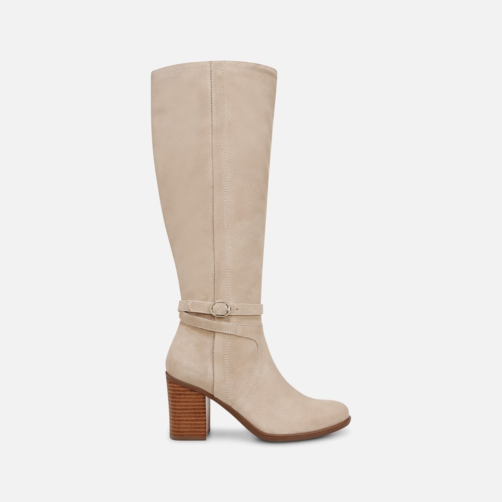 Naturalizer Kamila Knee High Boot - Deep Porcelain Suede