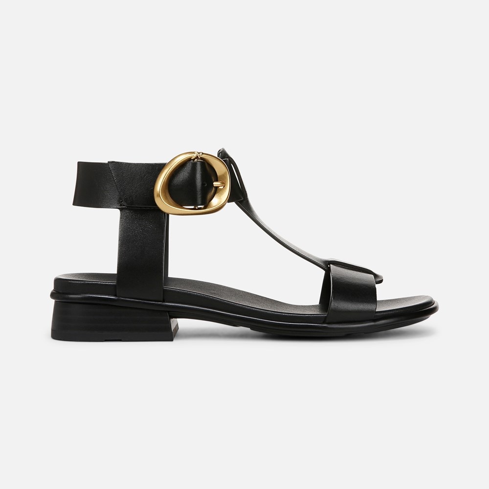 Naturalizer Brandy Sandal - Black Leather