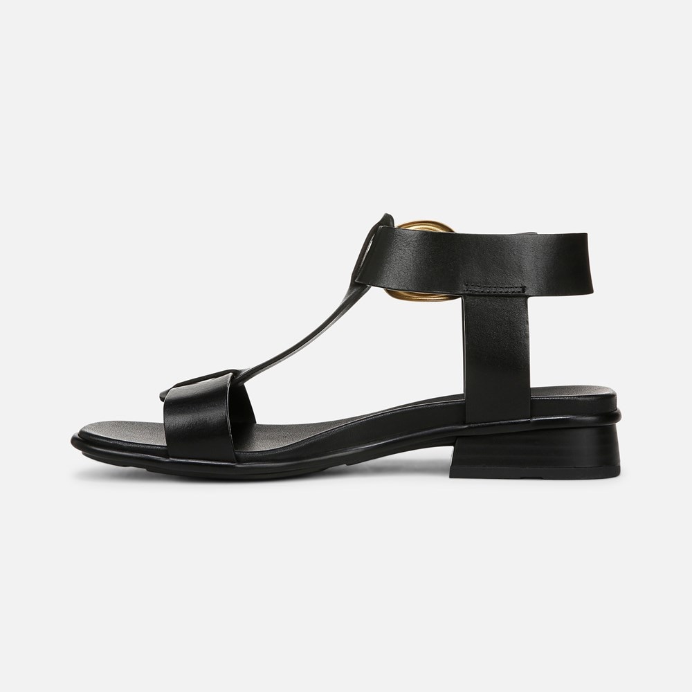 Naturalizer Brandy Sandal - Black Leather