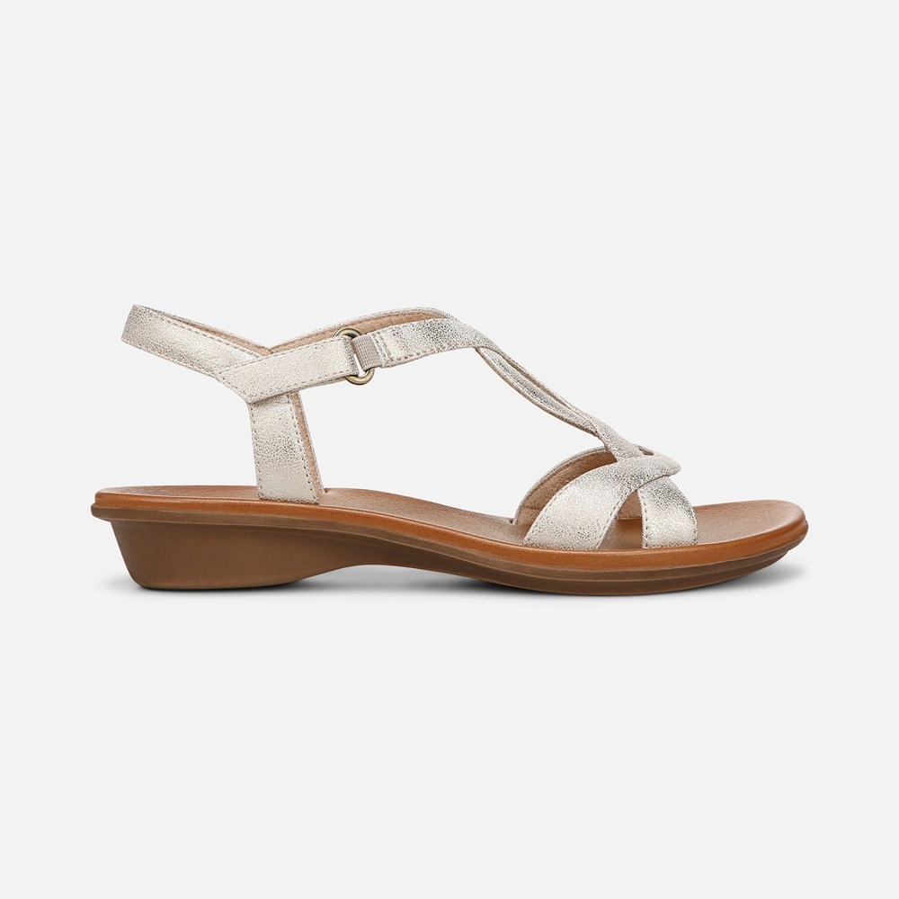 Naturalizer SOUL Solo Sandal - Gold Faux Leather