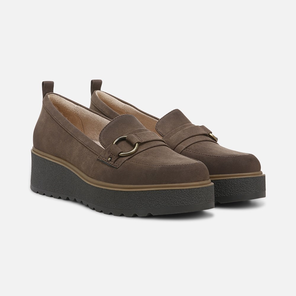 Naturalizer SOUL Joyla Loafer - Chocolate Synthetic