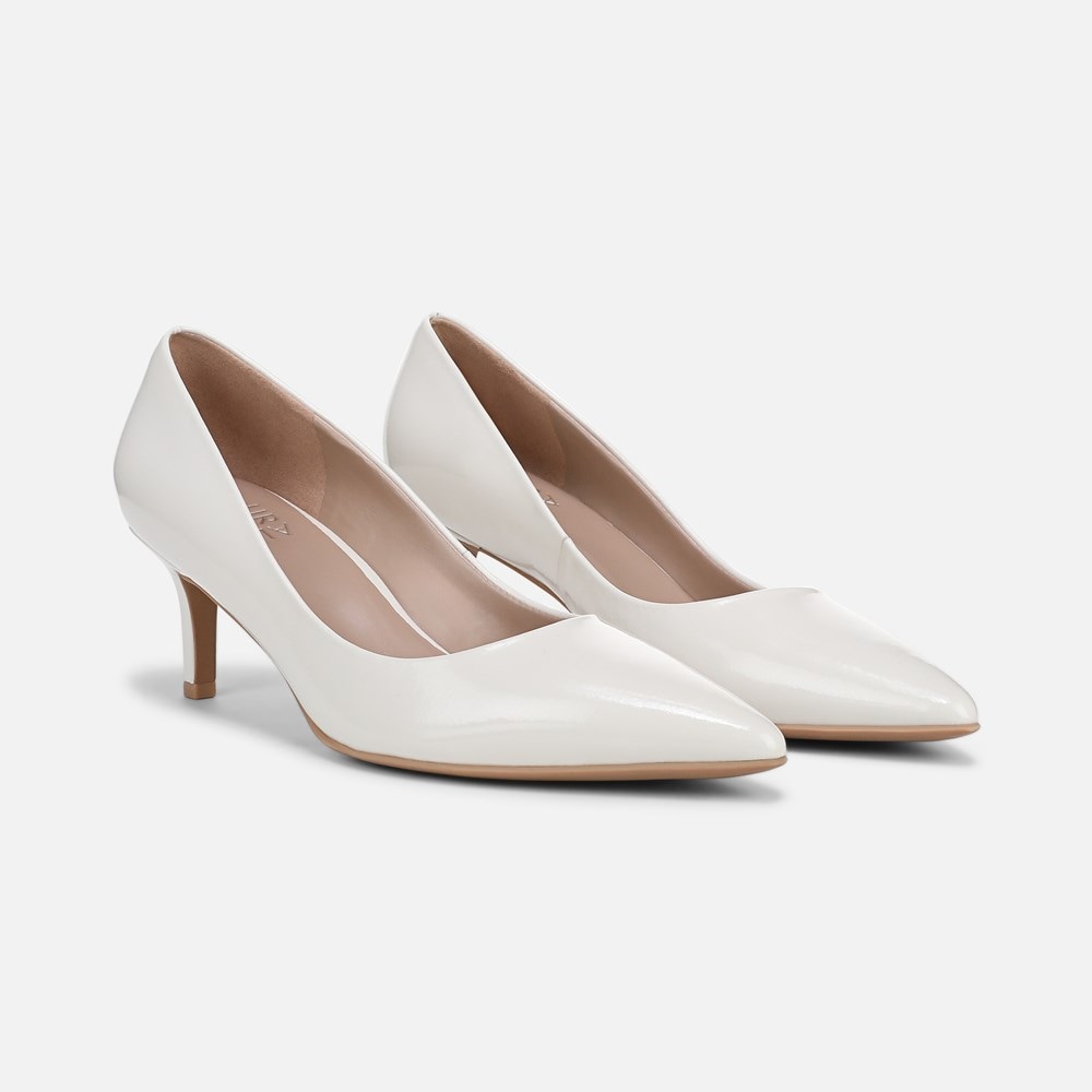 Naturalizer Everly Pump - Warm White Leather