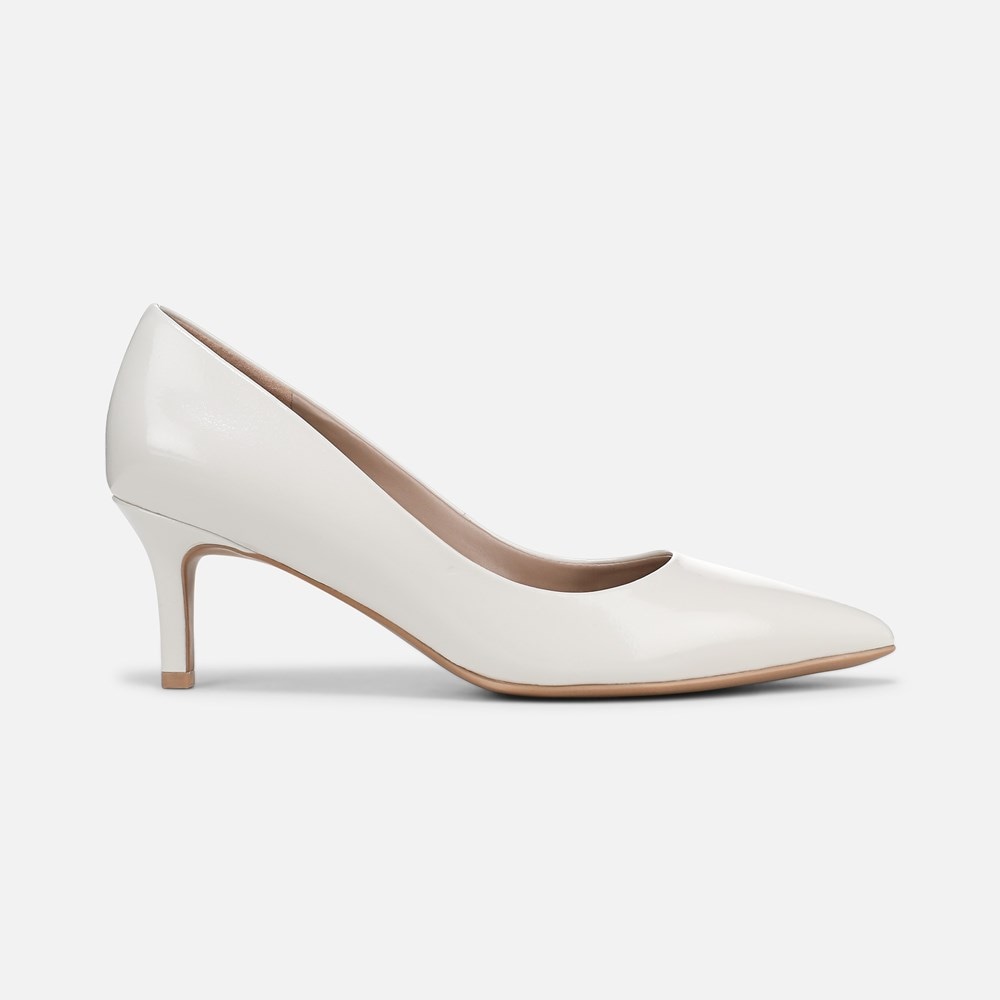Naturalizer Everly Pump - Warm White Leather