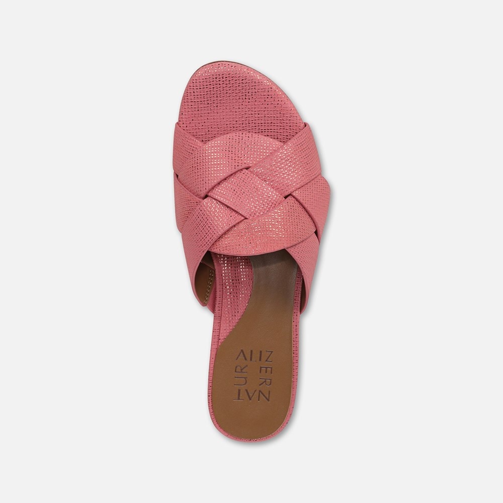 Naturalizer Morena Sandal - Sunset Coral Pink Leather