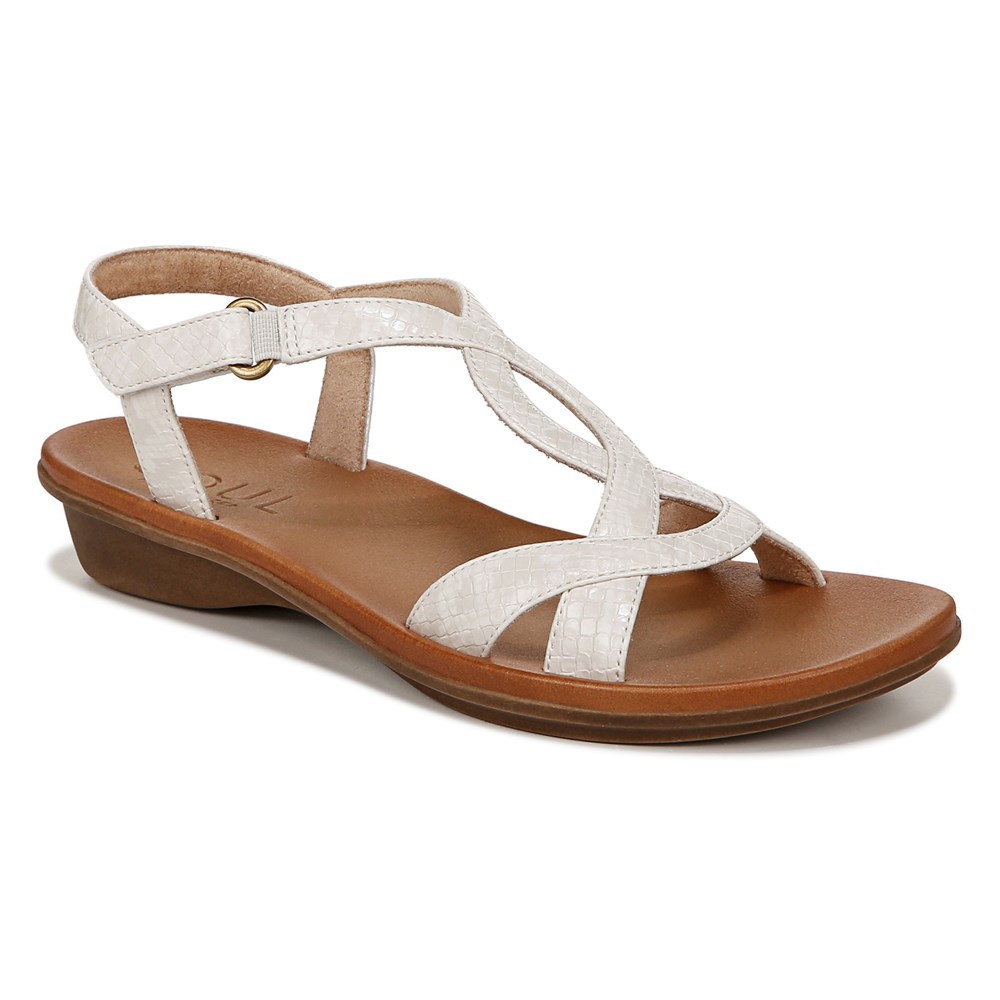 Naturalizer SOUL Solo Sandal - Beige Snake