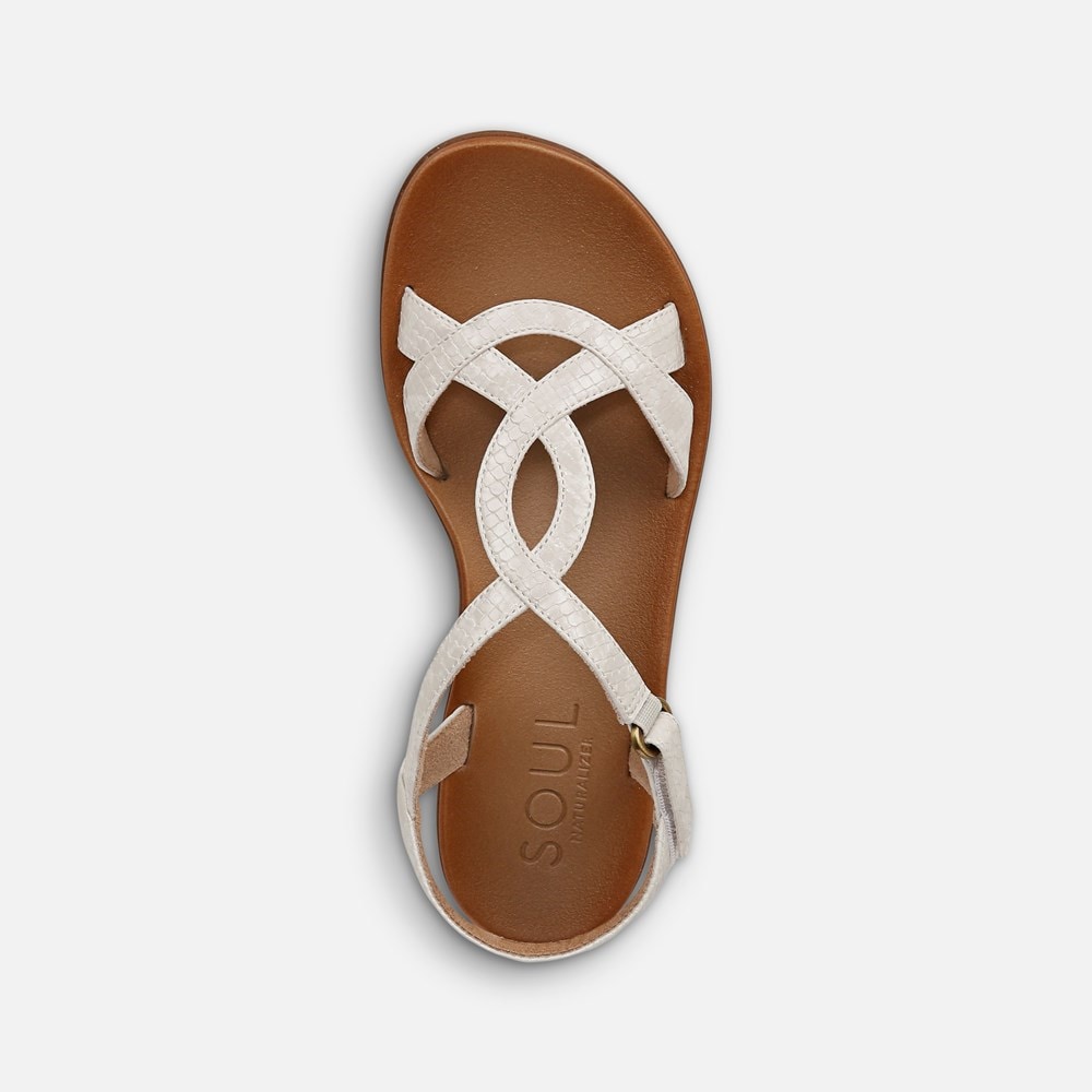 Naturalizer SOUL Solo Sandal - Beige Snake