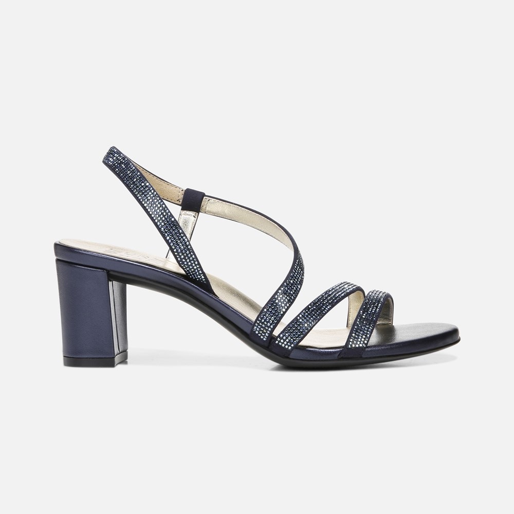 Naturalizer Vanessa Dress Sandal - French Navy Fabric