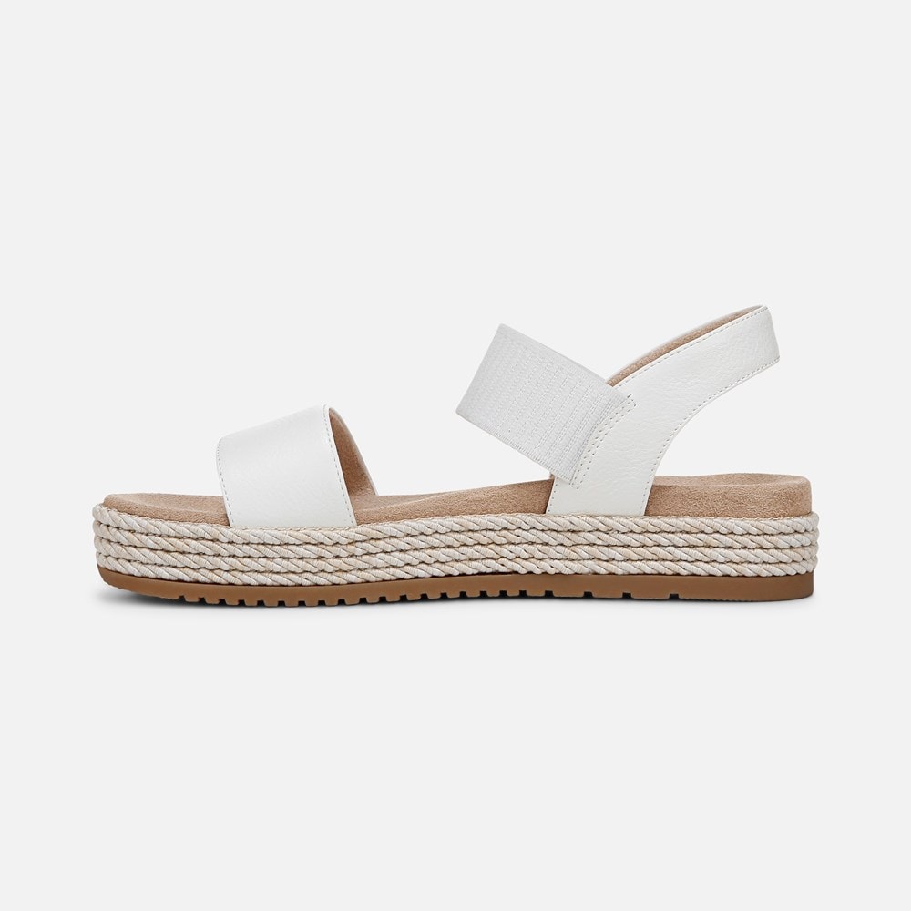 Naturalizer SOUL Diana Strappy Sandal - White Faux Leather