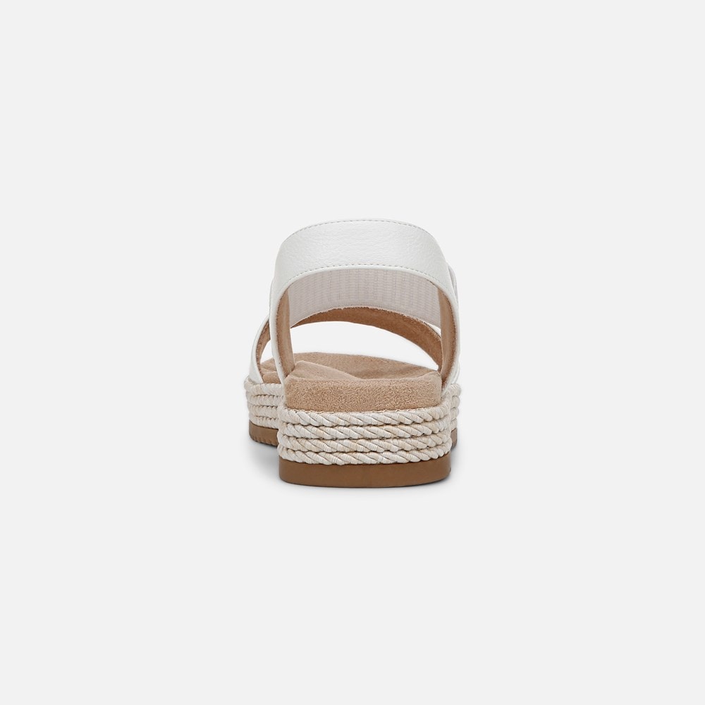 Naturalizer SOUL Diana Strappy Sandal - White Faux Leather