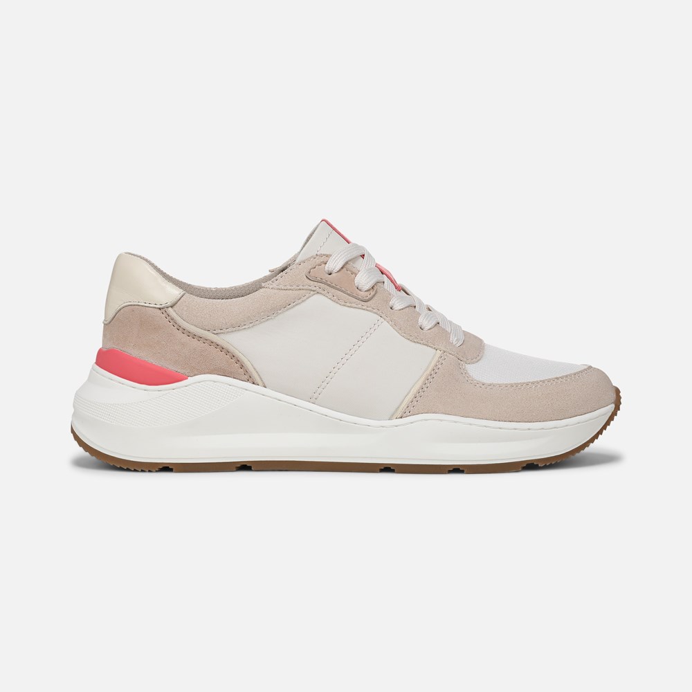 Naturalizer Blossom Lace-up Sneaker - Porcelain Leather