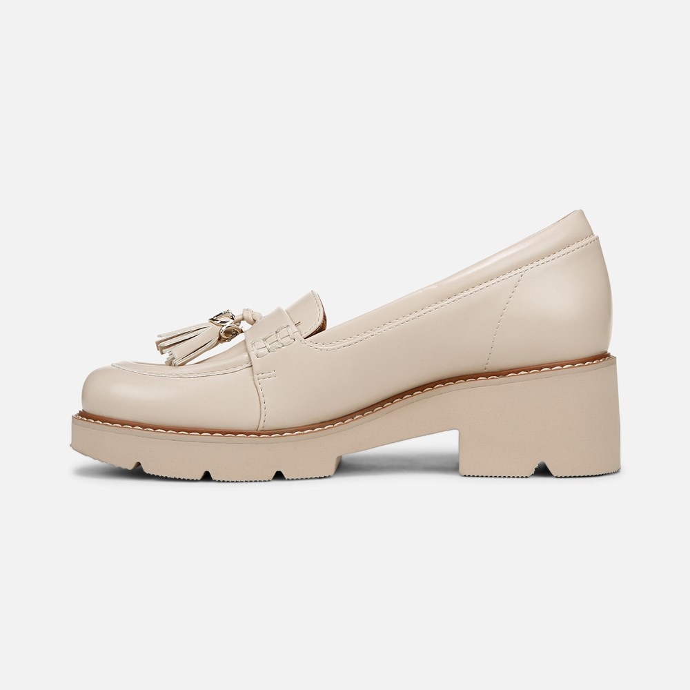 Naturalizer Committed Lug Loafer - Porcelain Faux Leather